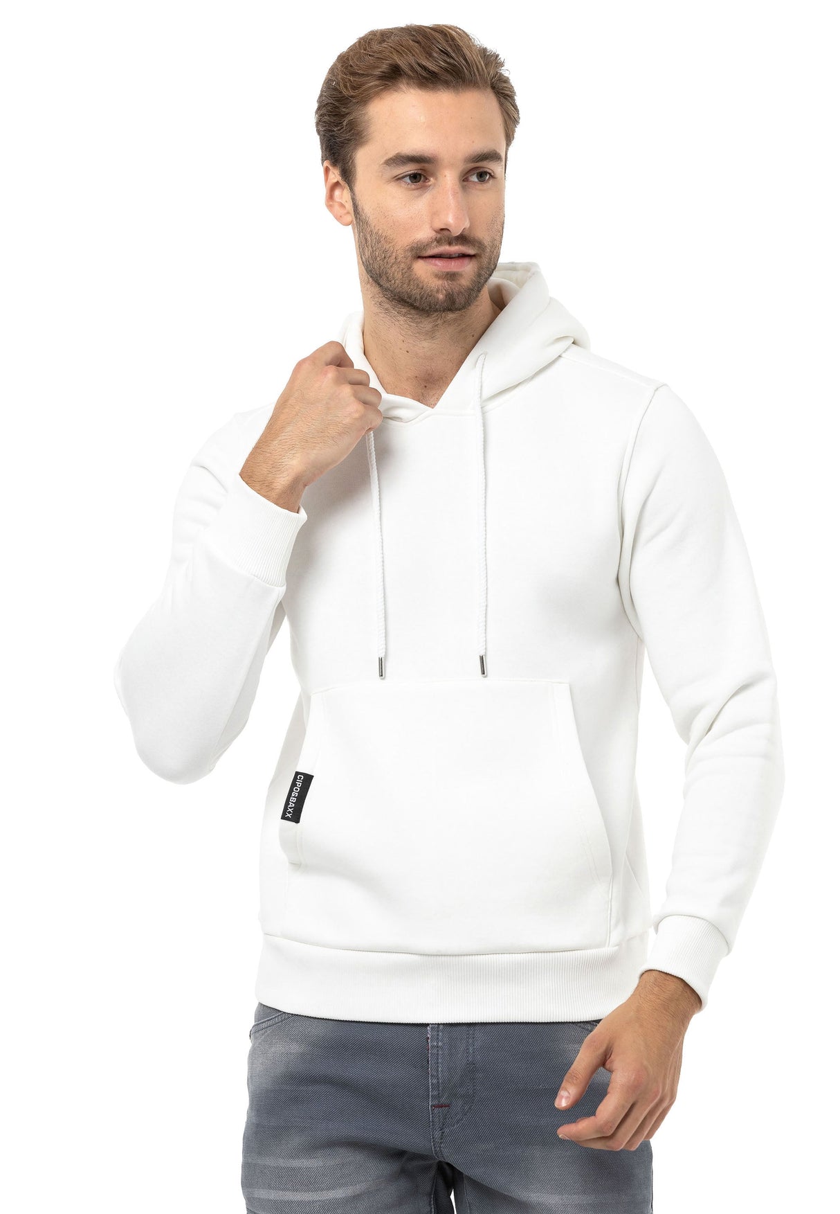 Cl557 hommes sweat-shirt avec capuche