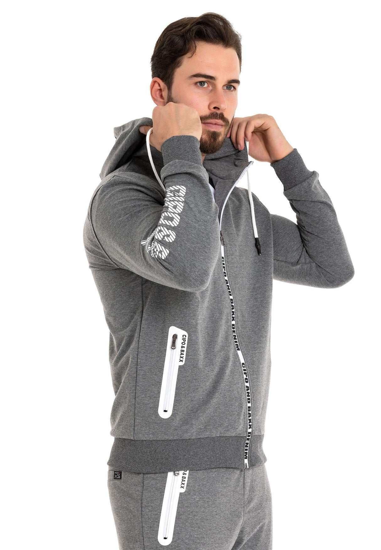 CLR151 men patterned jogging suit