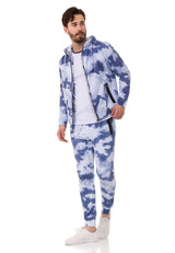 CLR151 men patterned jogging suit