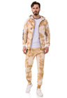 CLR151 men patterned jogging suit