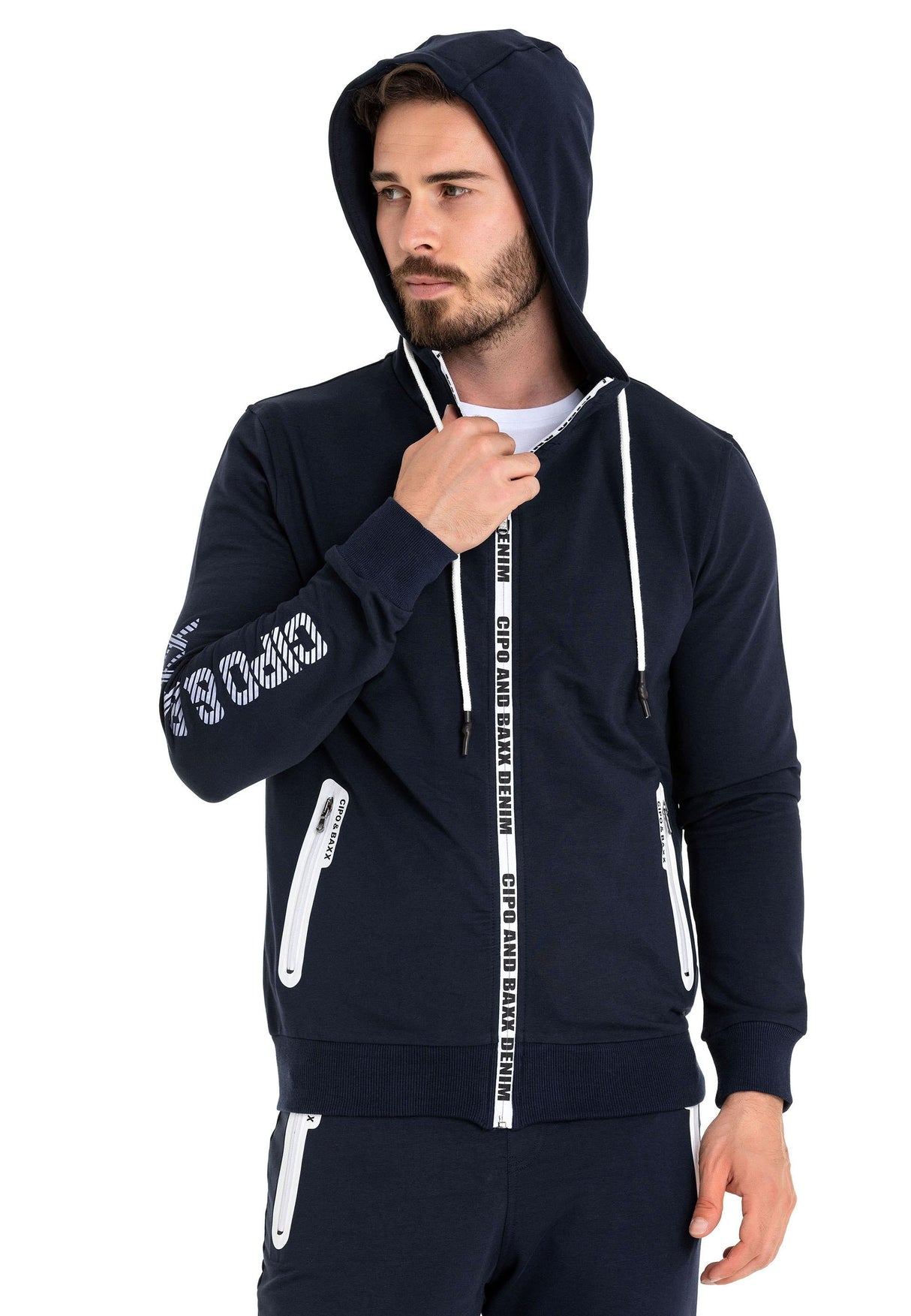 CLR151 men patterned jogging suit