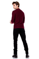 CP169 sweter męski klasyczny