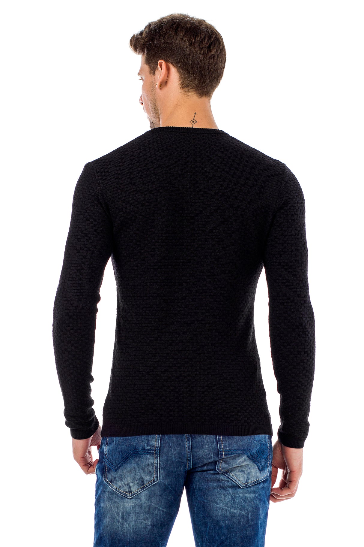 CP169 sweter męski klasyczny