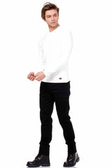 CP169 sweter męski klasyczny