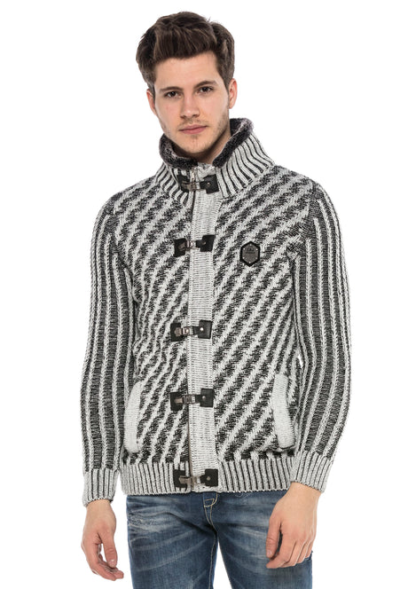 CP213 GREY MEN'S PULLOVER