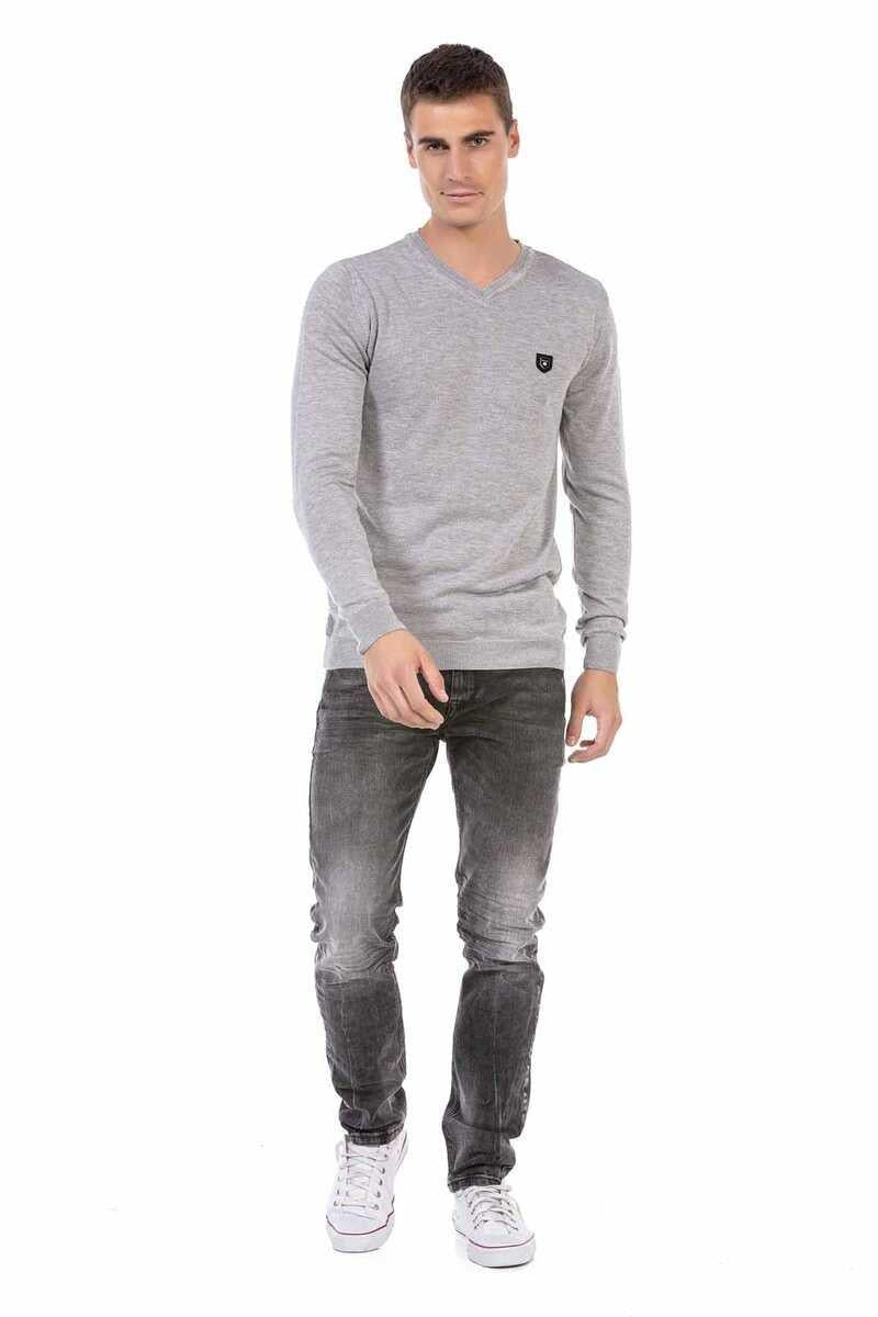 CP242 BLACK MEN'S PULLOVER