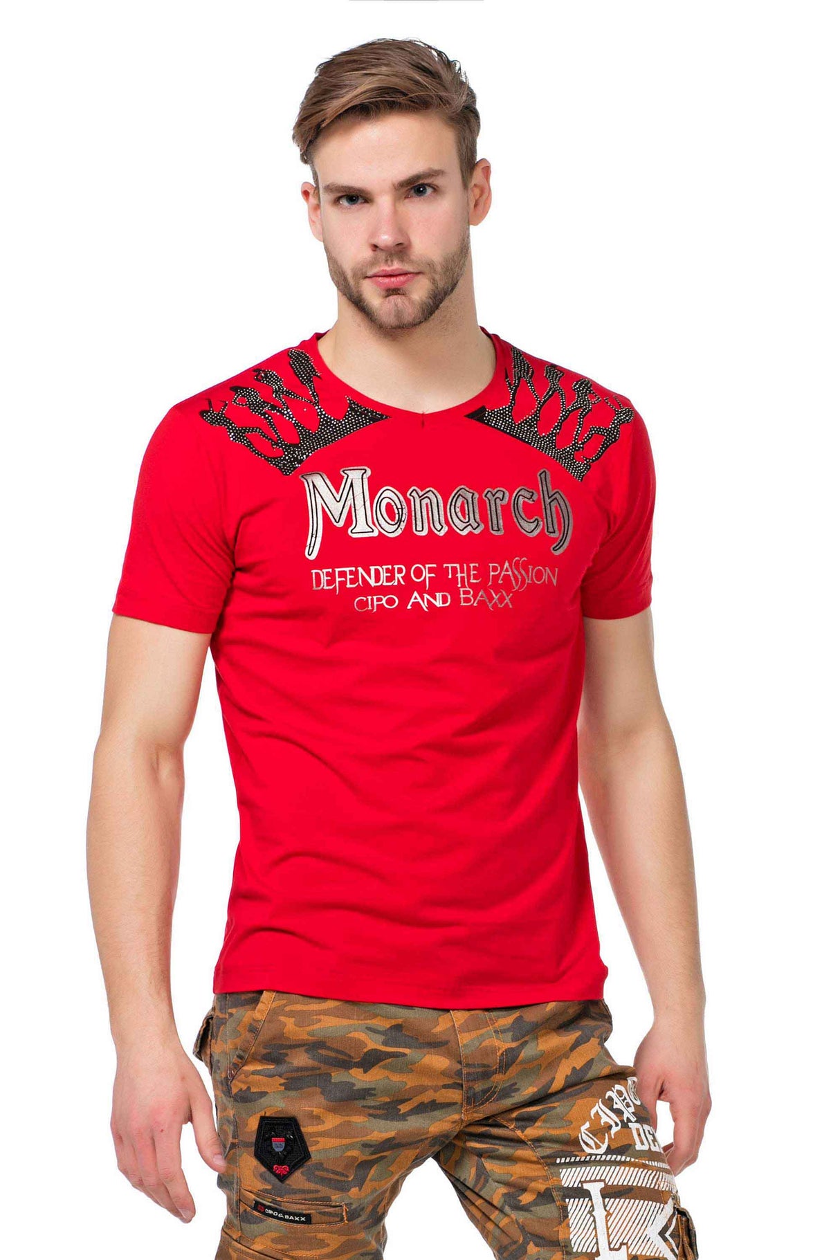 CT377 men's t-shirt with distinctive print