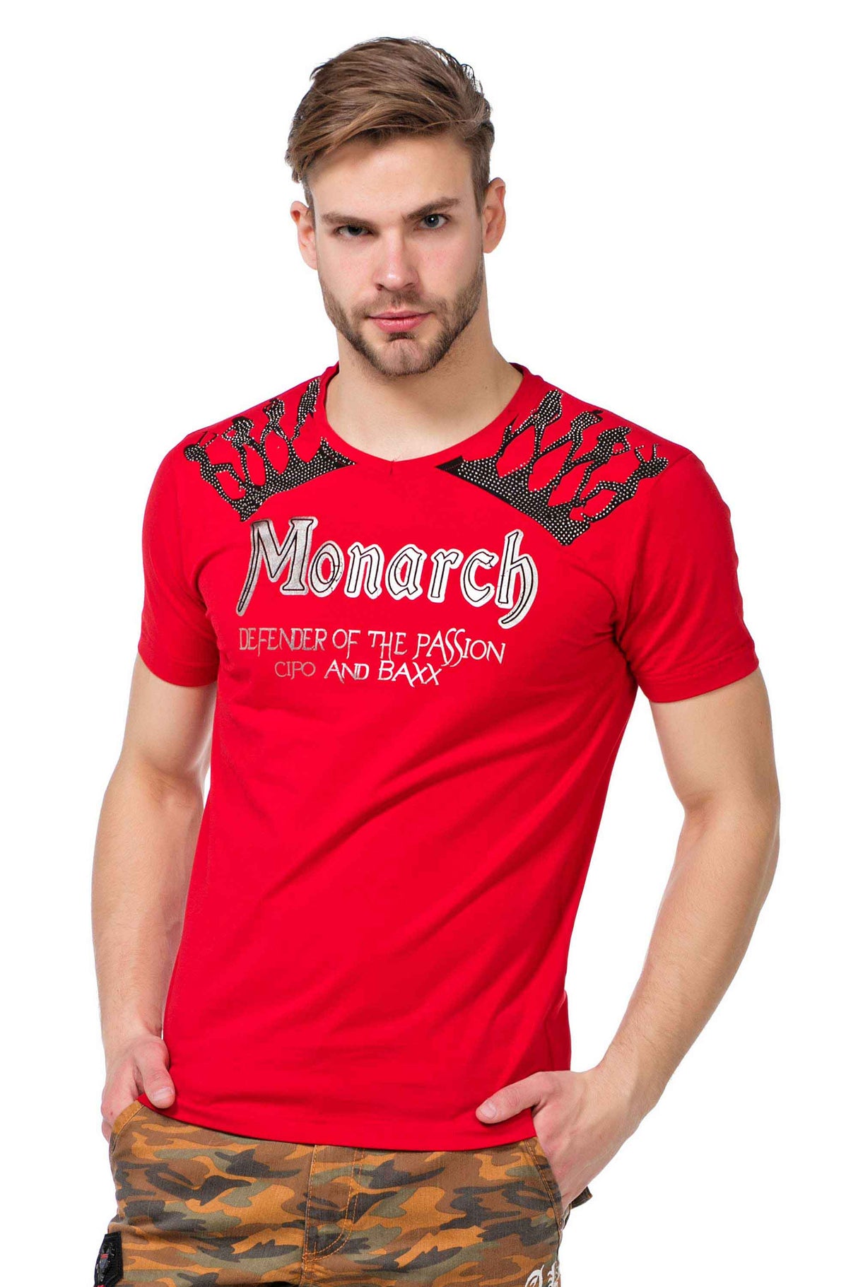 CT377 men's t-shirt with distinctive print