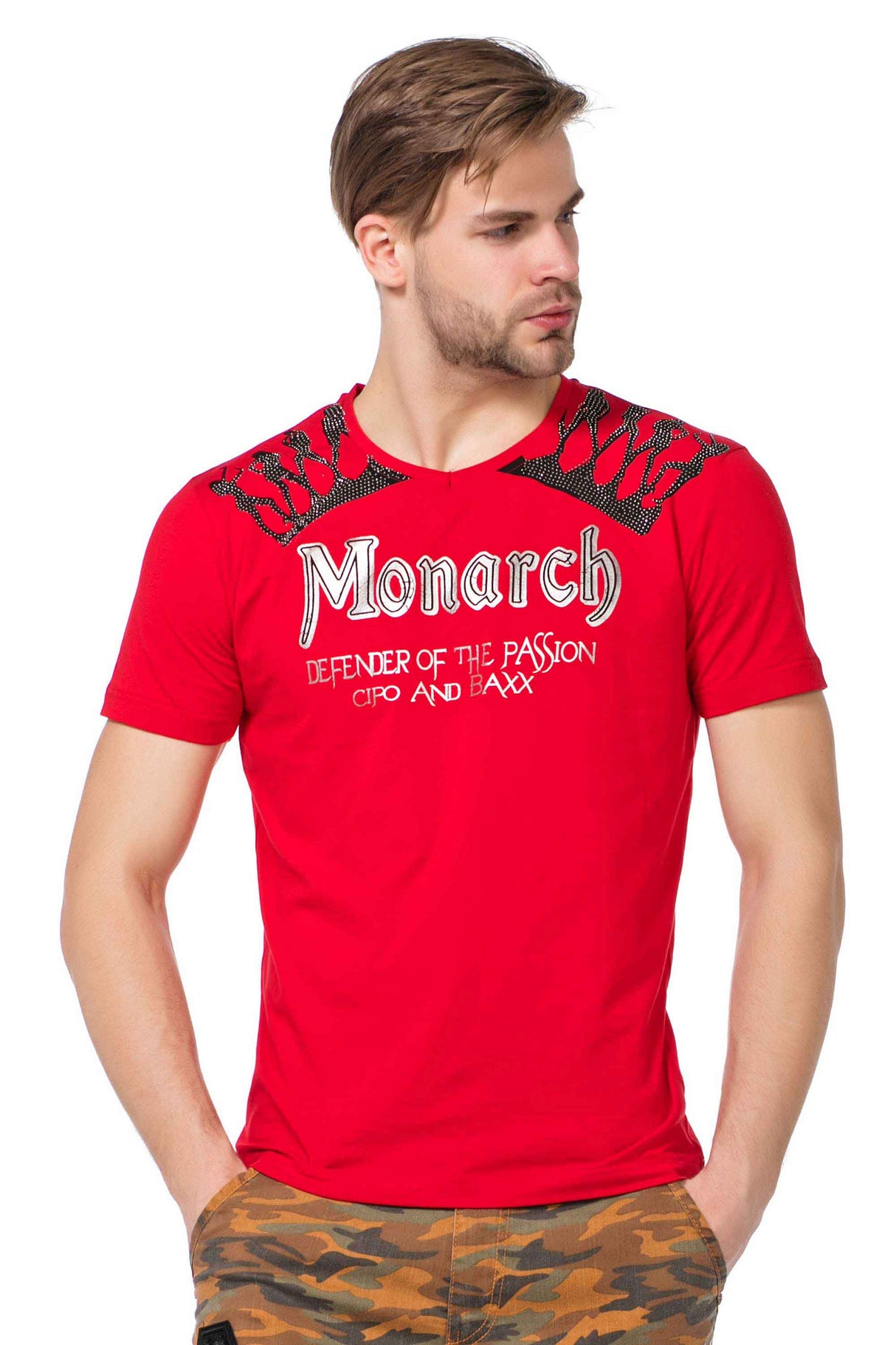 CT377 men's t-shirt with distinctive print