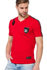 CT421 t-shirt męski z aplikacjami