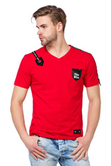 CT421 t-shirt męski z aplikacjami