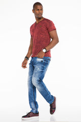 CT497 t-shirt męski cieniowany