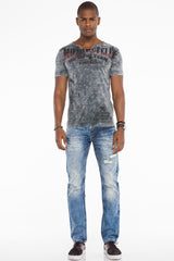 CT504  Cipo & Baxx Camiseta estilo Henley