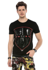 CT539 T-shirt Maschile con Logo Cool