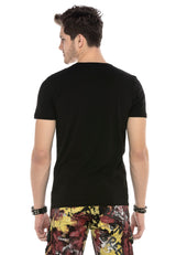 CT539 T-shirt Maschile con Logo Cool