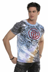 CT643 Herren T-Shirt mit trendigem Print