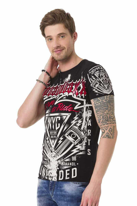 CT681 Herren T-Shirt mit großem Aufdruck