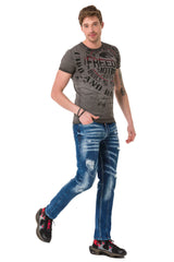 CT689 t-shirt męski z nadrukiem vintage