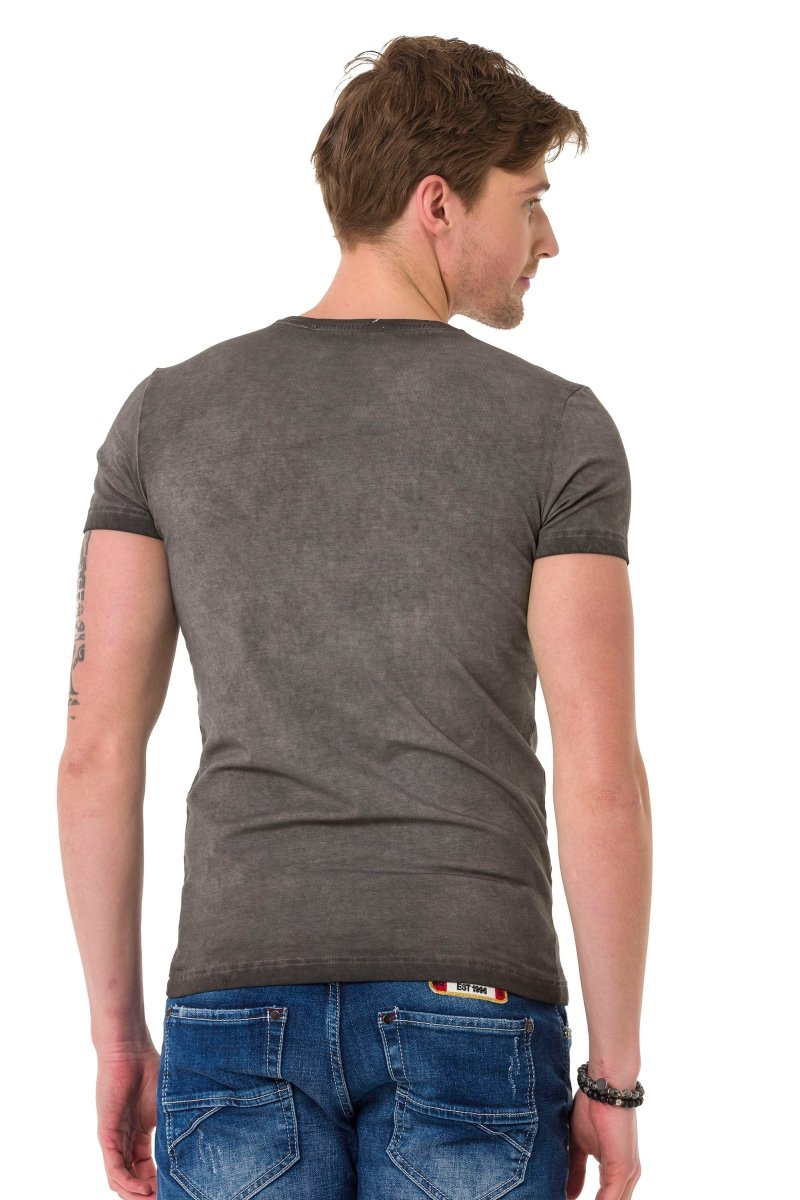 CT689 Camiseta para hombres  con gran impronta