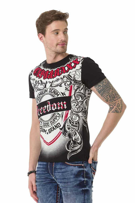 CT690 T-shirt da Uomo con Stampe Fantastiche