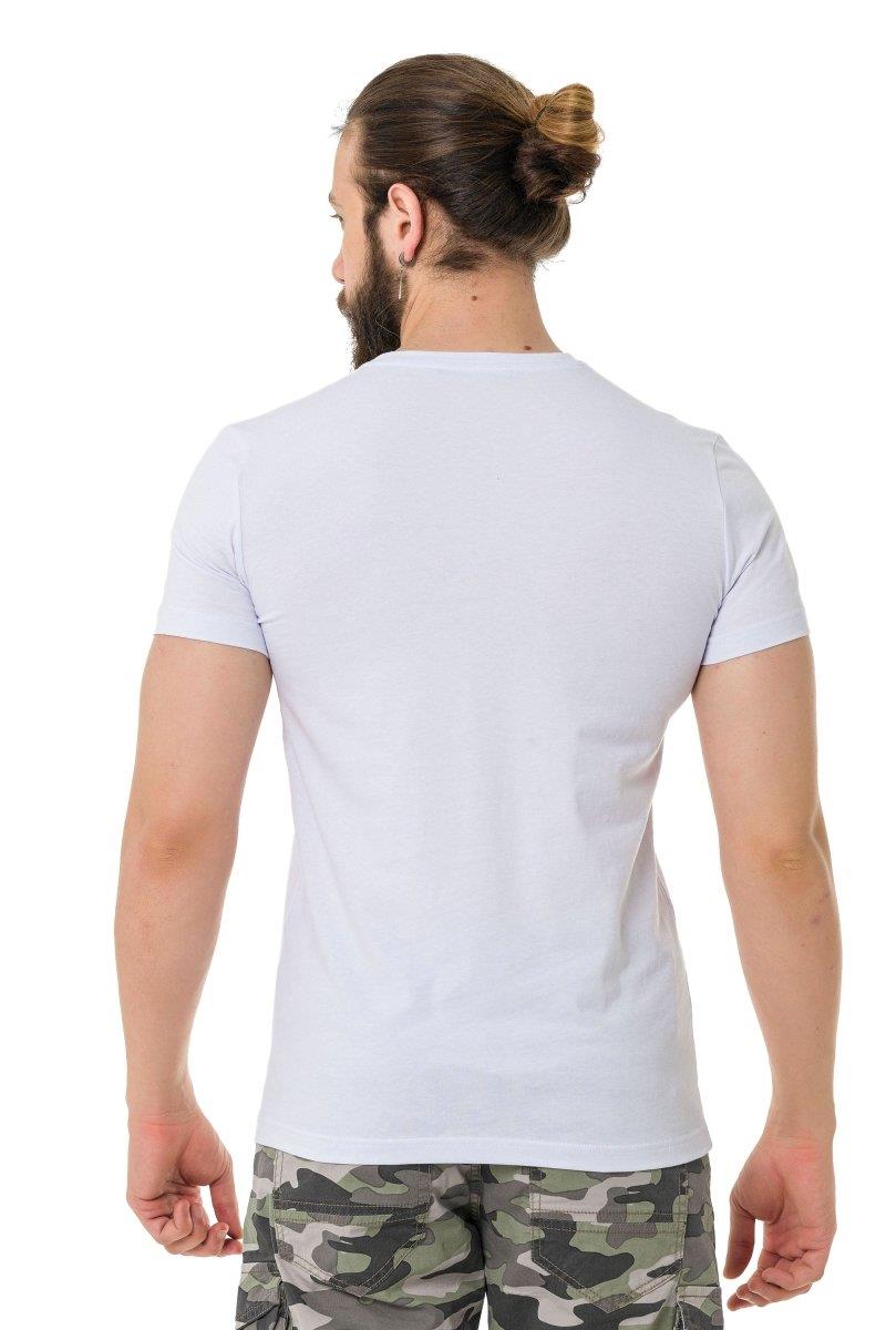 CT714 T-shirt da Uomo Gang Style Basic Look