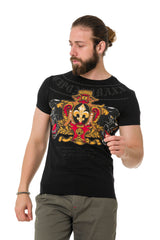 CT718 Men's Panther Print T-Shirt