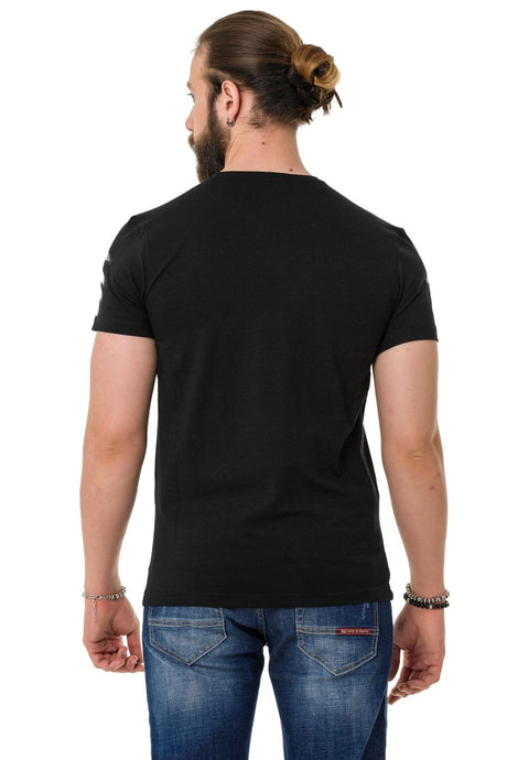 CT728 Herren T-Shirt mit coolem Markenprint