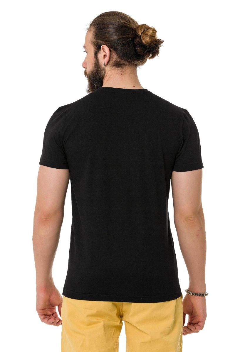 CT731 men's t-shirt with brand print on the front