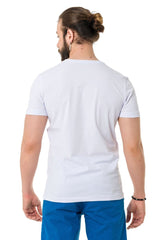 CT732 Herren T-Shirt mit Elegant Brustprint