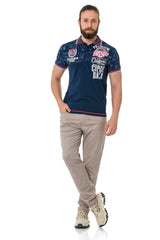 CT738 t-shirt męski polo 