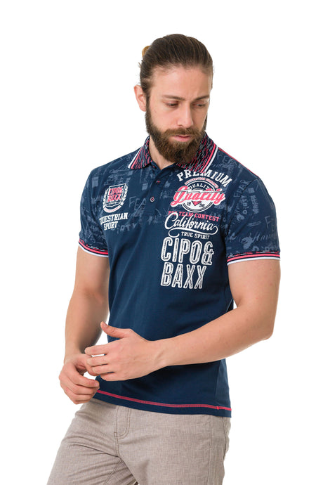 CT738 t-shirt męski polo 