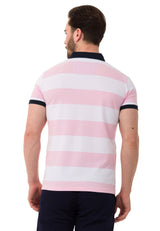 CT741 t-shirt polo w pasy