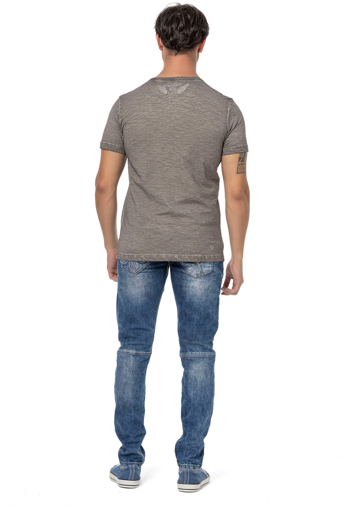 CT784 Heren T-shirt met een sportieve Look