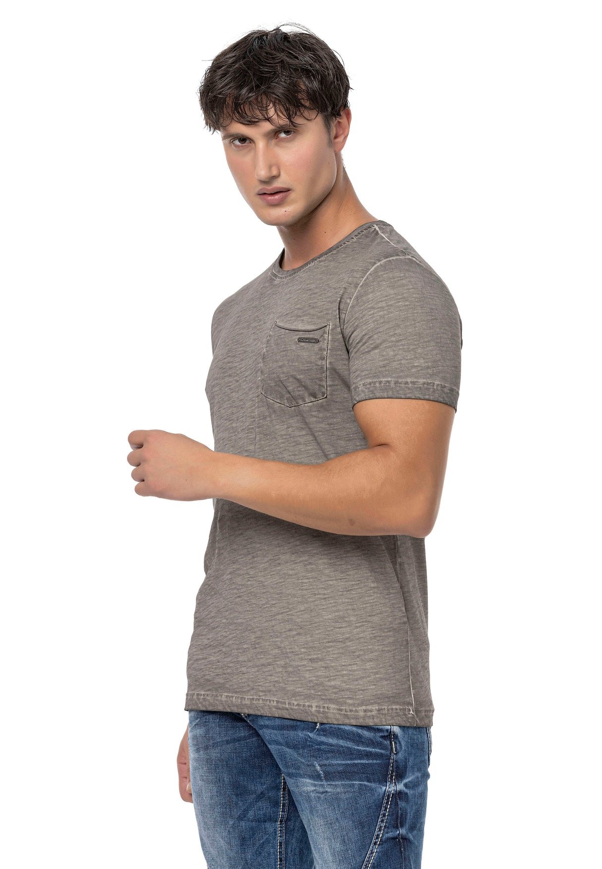 CT784 Heren T-shirt met een sportieve Look