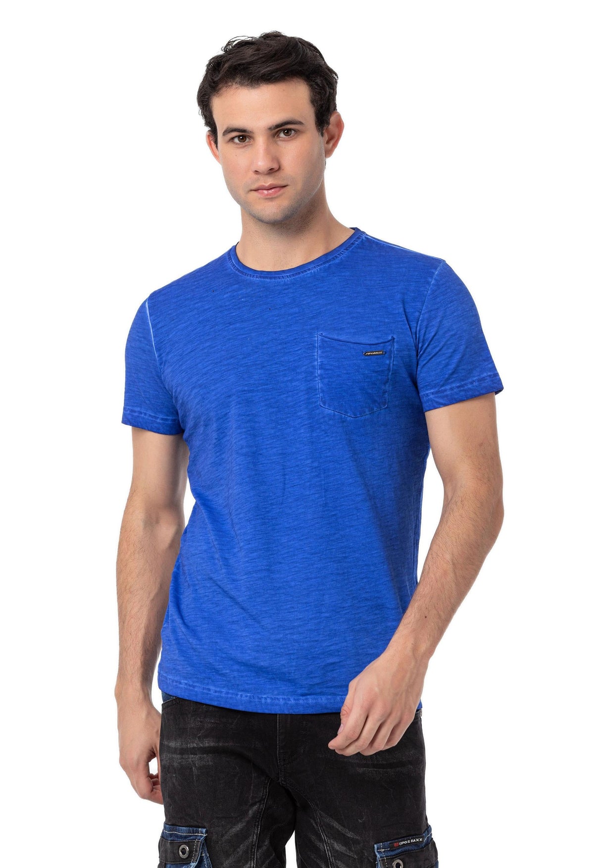 CT784 Heren T-shirt met een sportieve Look