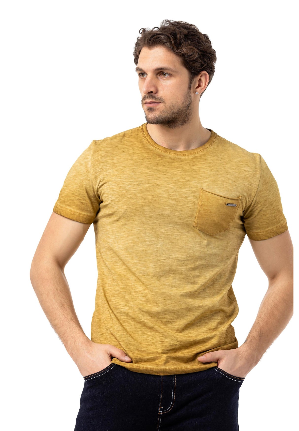 CT784 Heren T-shirt met een sportieve Look