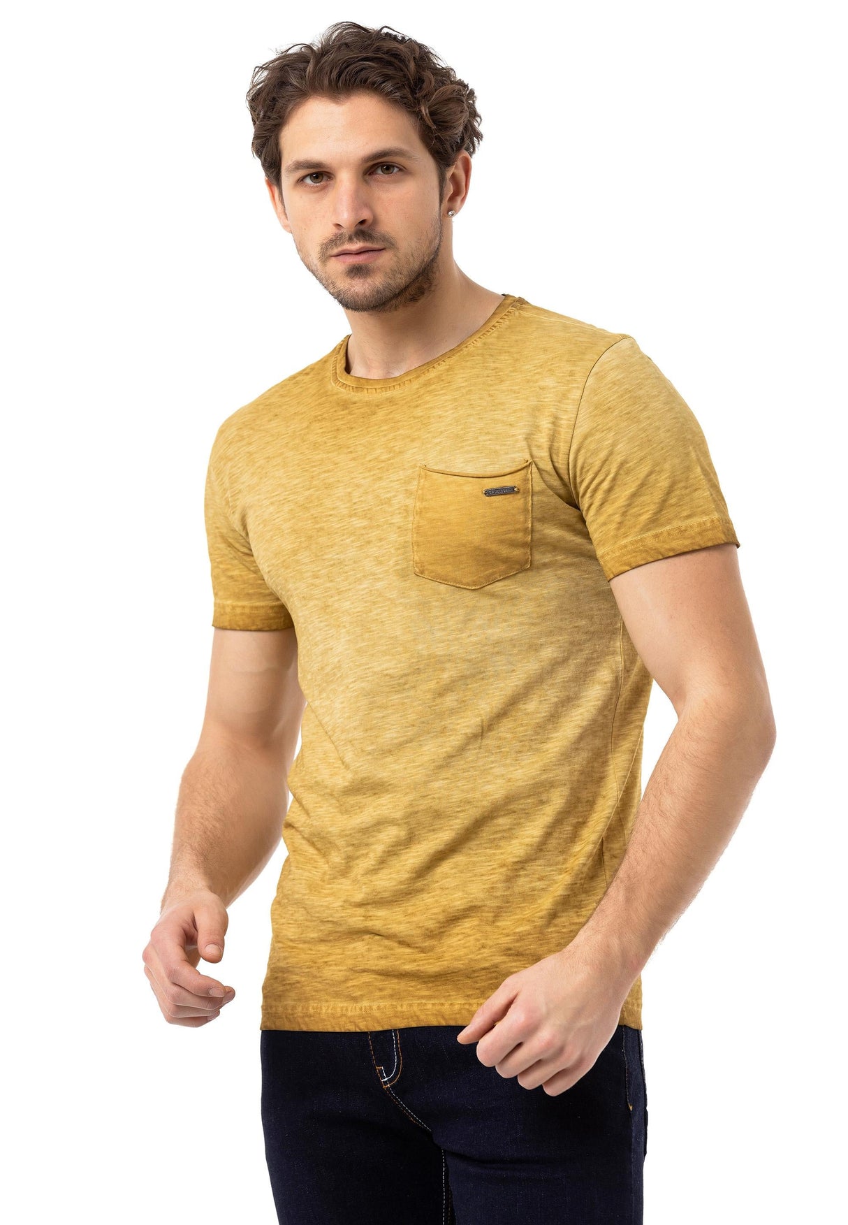 CT784 Heren T-shirt met een sportieve Look