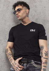 CT790 Basic T-shirt with Logo Embroidery