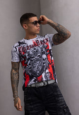 CT819 t-shirt męski z nadrukiem