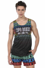 CUK246 BLACK MEN'S BEACHWEAR