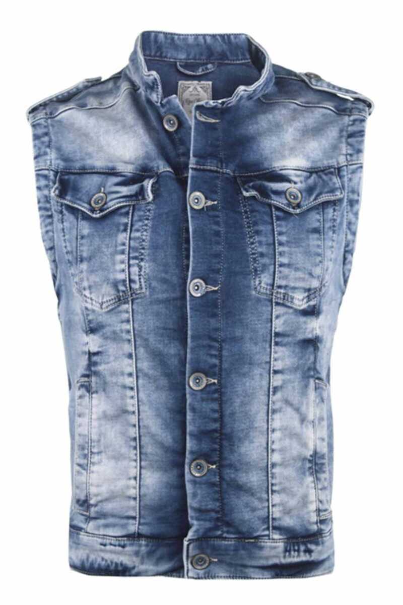 Jeans maschile CW103 con un lavaggio sottile