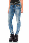 WD380 women Slim-Fit jeans in a comfortable slim fit cut