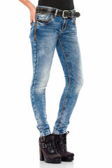 WD380 women Slim-Fit jeans in a comfortable slim fit cut