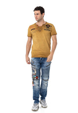 CD490 men's tube jeans with street style.