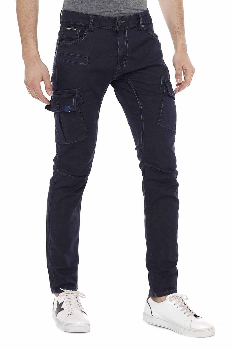 CD454 Men Slim-Fit-Jeans with side pockets