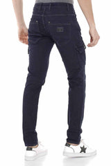 CD454 Men Slim-Fit-Jeans with side pockets