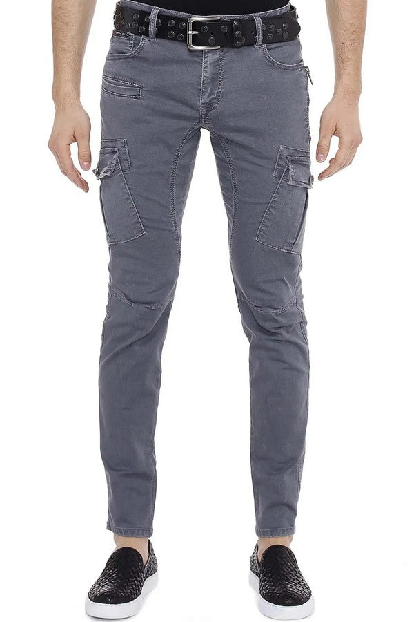 CD454 Men Slim-Fit-Jeans with side pockets