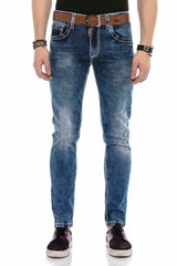 Jeans comodi da uomo CD588 in un design classico