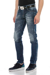 CD544 Comfortable Men's Jeans in a causal Regular Fit-Cut