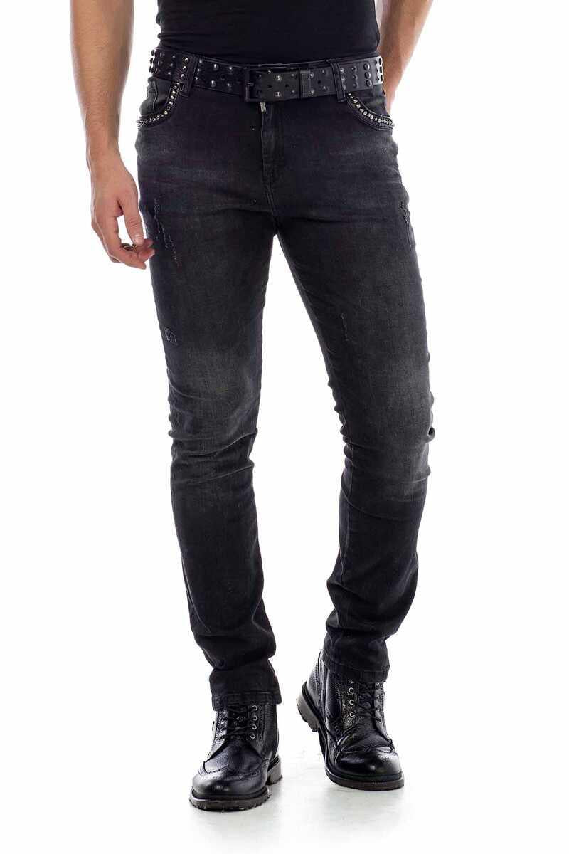 Jeans comodi da uomo CD426 con Nittails